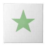 Sage Star Fliese<br><div class="desc">Sage Star Keramik Tile. Sterne sind immer in Mode!</div>