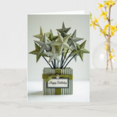 Sage Star Geburtstagskarte Karte (Gelbe Blume)