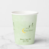 Sage Starlit Baby Boy Bliss Pappbecher (Rückseite)
