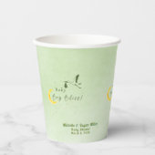 Sage Starlit Baby Boy Bliss Pappbecher (Vorderseite)