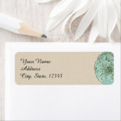 Sage Succulent Wedding Label (Insitu)
