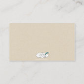 Sage Succulent Wedding Platzkarten (Rückseite)