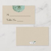 Sage Succulent Wedding Platzkarten (Vorne/Hinten)