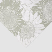Sage Sunflower Seidenpapier (Ausschnitt)