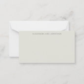 Sage Taupe Floral Boho Individuelle Name Geschenkv Mitteilungskarte (Vorderseite)