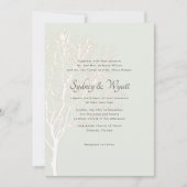 Sage Tree Eltern Names Custom Wedding Einladung (Vorderseite)