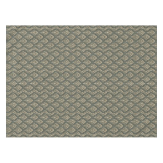 Sage und Gold Damask Tischdecke (Vorderseite (Horizontal))