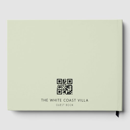 Sage Vacation Rental QR Code Kommentare Gästebuch (Rückseite)