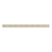 Sage Watercolor Floral Garage Grosgrain Ribbon Ripsband (Vorderseite)