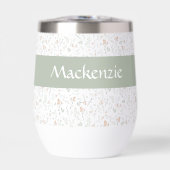 Sage Watercolor Wildflower Floral Custom Name (Vorderseite)