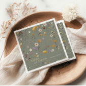 Sage Wedding Napkins Serviette