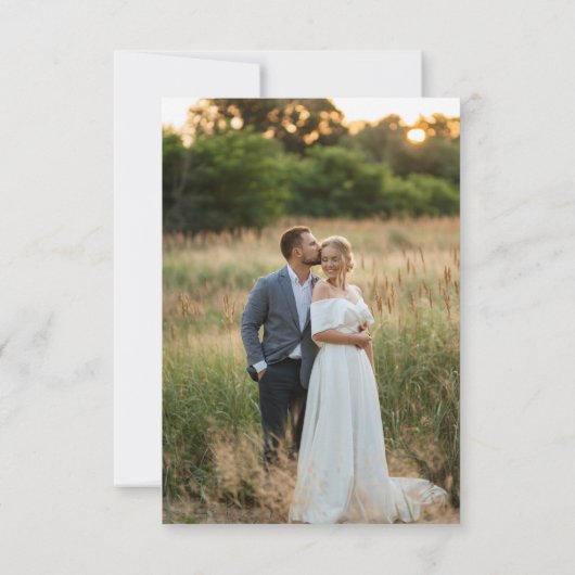 SAGE Whispers Soiree mit Foto Save The Date (Rückseite)