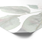 Sage & White - Blumenpumpenfallen Willkommen Poster (Ecke)