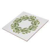 SAGE WREATH 6" Keramik Tile Fliese (Seite)