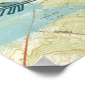 Sage Yes to New Adventures Zitat Poster (Ecke)