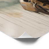 Sagebrush Saddle: Cowgirl Wall Art Poster (Ecke)