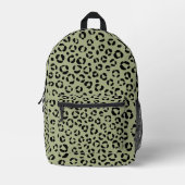 Saged Leopard Bedruckter Rucksack (Vorderseite)