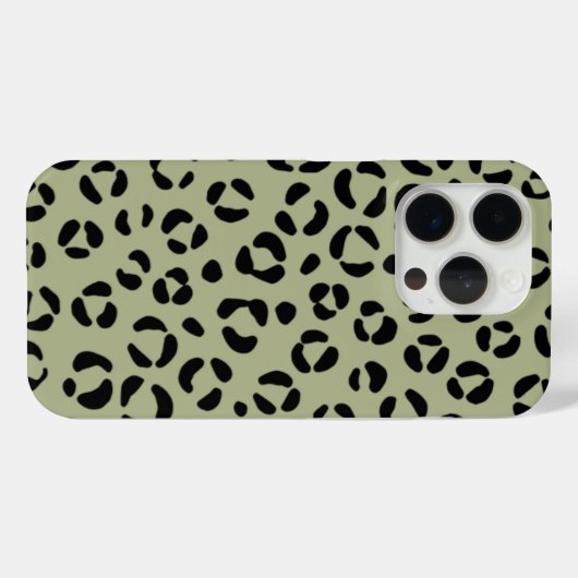 Saged Leopard Case-Mate iPhone Hülle (Rückseite (Horizontal))