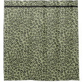 Saged Leopard Duschvorhang (Vorderseite)