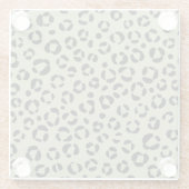 Saged Leopard Glasuntersetzer (Rückseite)