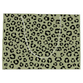 Saged Leopard Große Geschenktüte (Rückseite)