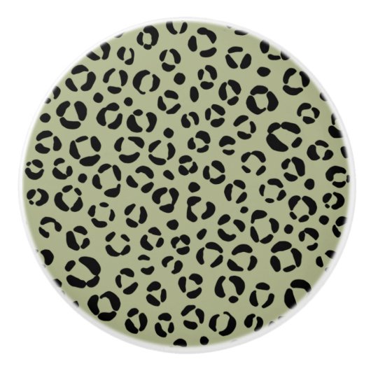 Saged Leopard Keramikknauf (Vorderseite)