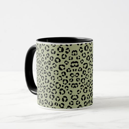 Saged Leopard Tasse (Vorderseite Links)