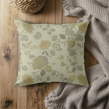 Sagegrün Oliven Gold Grau Moderne Farmhouse Blumen