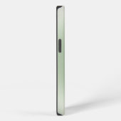 Sagegrün-Verlaufs-Aura iPhone Hülle (Rechte Seite)