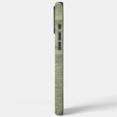 Sagegrüner Sand Ginkgoblatt Zen Case-Mate iPhone Hülle (Rückseite / Links)