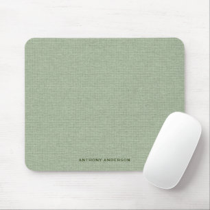 Sagegrünes Stofftextur Mousepad
