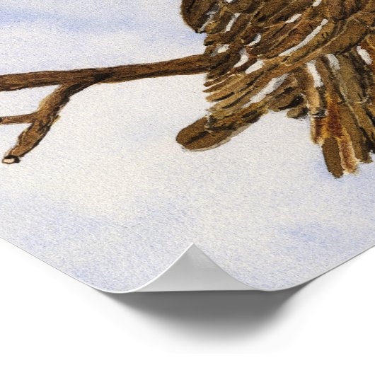 Sägemehl Poster (Ecke)