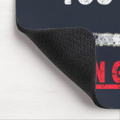 Sägemehl Sie Gemein Man Glitzer Lumberjack Mousepad (Ecke)