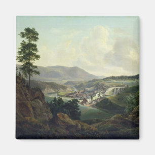 Sägemühle in Norwegen, 1827 Magnet