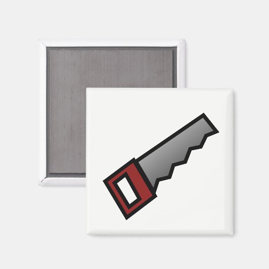 sägen magnet (Vorderseite/Rückseite)