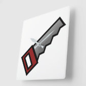 sägen quadratische wanduhr (Winkel)