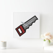 sägen quadratische wanduhr (Zuhause)