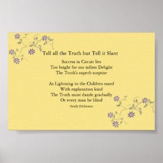 Sagen Sie alle Wahrheit, aber erzählen Sie es nich Poster