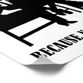 Sagen Sie alles auf Zuhause Funny Poster (Ecke)