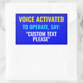 Sagen Sie ...? Aufkleber für benutzerdefinierte St (Tasche)