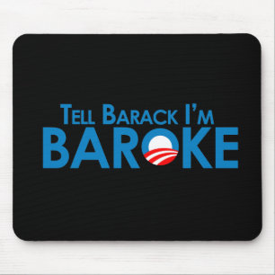 Sagen Sie Barack Im Baroke Mousepad