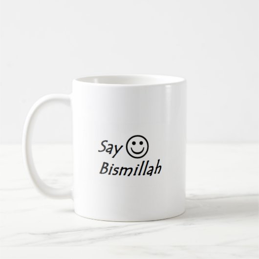 Sagen Sie Bismillah Tasse (Links)