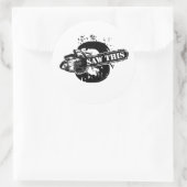 SAGEN SIE DAS RUNDER AUFKLEBER (Tasche)