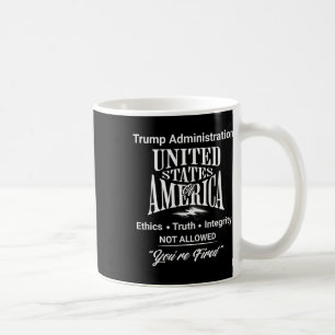 Sagen Sie, dass Sie von Trump "Regierung ohne Ende Kaffeetasse