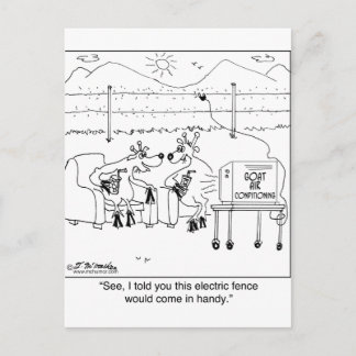 Sagen Sie, der elektrische Zaun wäre praktisch Postkarte
