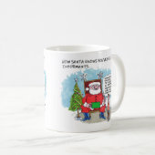 Sagen Sie der Santa 2-seitigen Tasse (VorderseiteRechts)