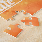 Sagen Sie die Zukunft - motivierend Zitat voraus Puzzle (Seite)