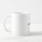 Sagen Sie einfach danken Ihnen Kaffeetasse (Links)