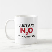 Sagen Sie einfach N2O lustige Tasse (Links)