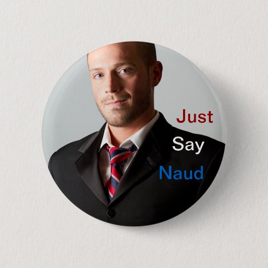 Sagen Sie einfach Naud Knopf Button (Vorderseite)